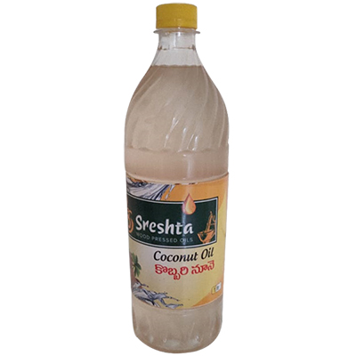 "Sreshta Coconut Oil ( 1liter) (Ganuga Oils) - Click here to View more details about this Product
